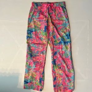 Lilly Pulitzer Pajama pants drawstring size Medium